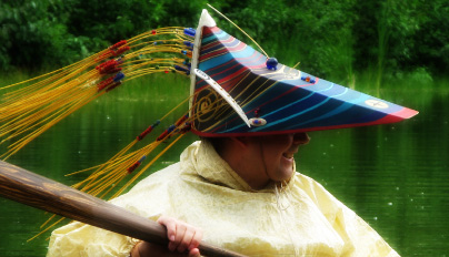 man with traditional hat